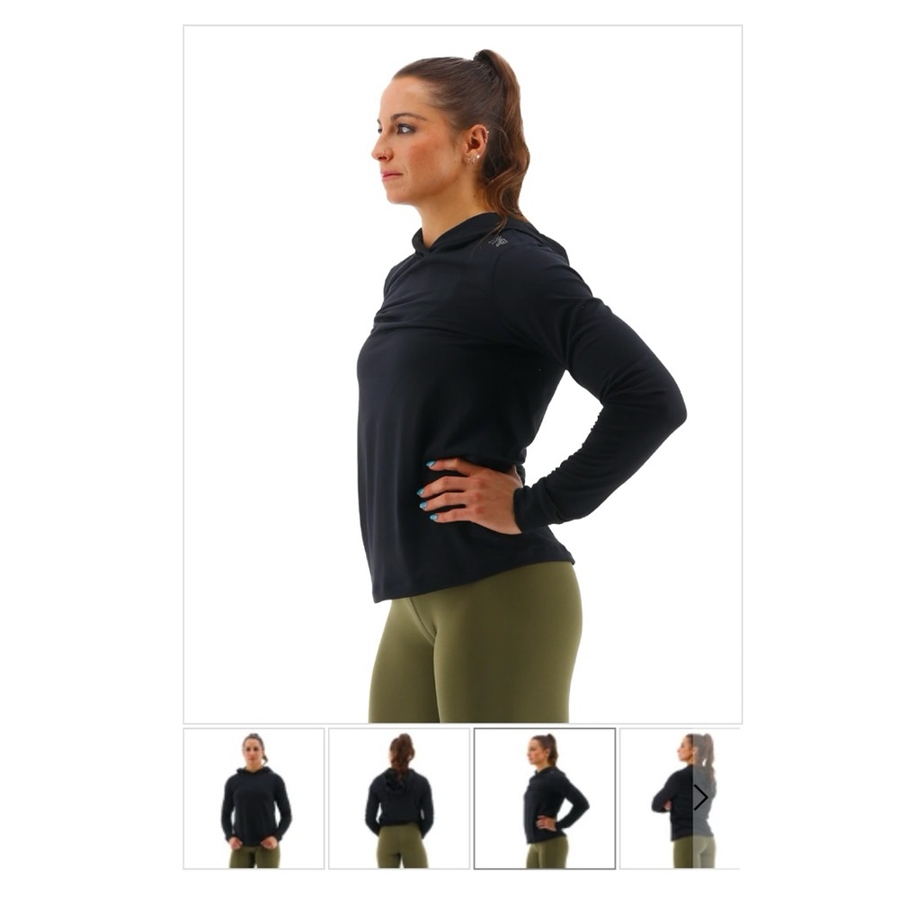 NWOT - TYR SLS Women's Tech Performance Hoodie, Black, Size M (8)